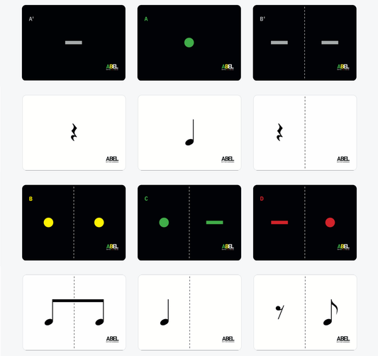 Abel Rhythm Dominoes - Playing Cards - New!!!