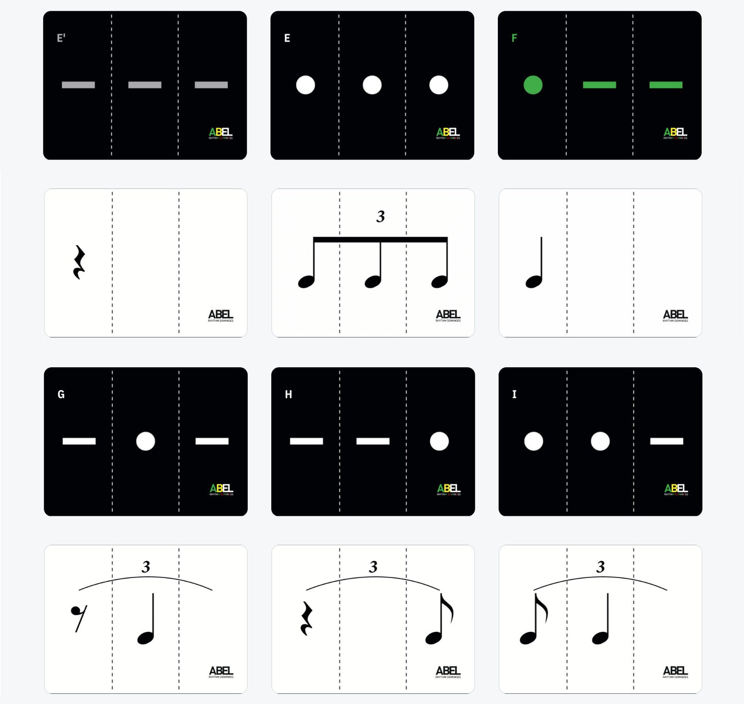 Abel Rhythm Dominoes - Playing Cards - New!!!