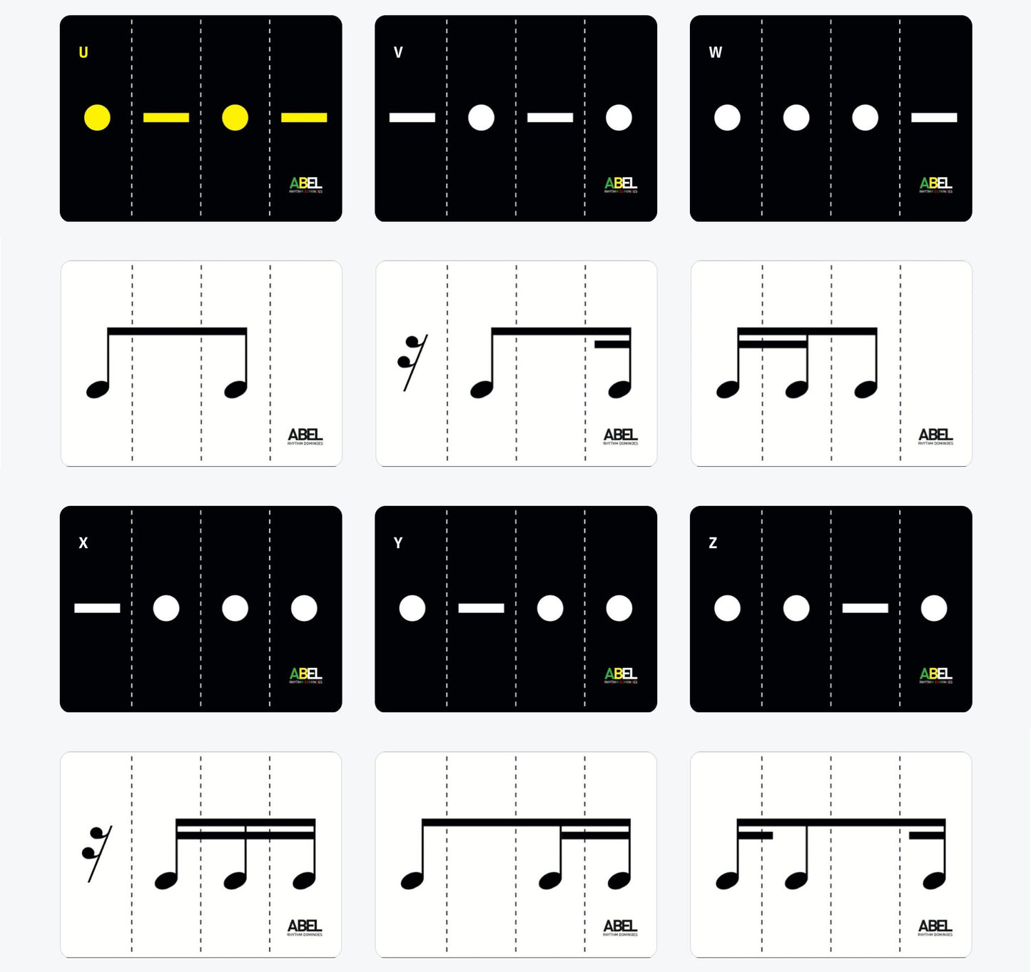 Abel Rhythm Dominoes - Playing Cards - New!!!