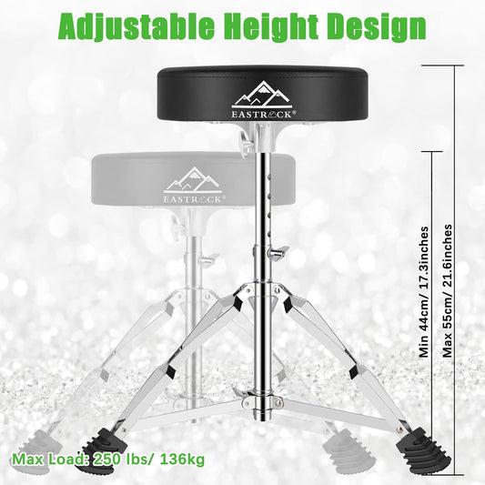 EASTROCK Padded Drum Throne