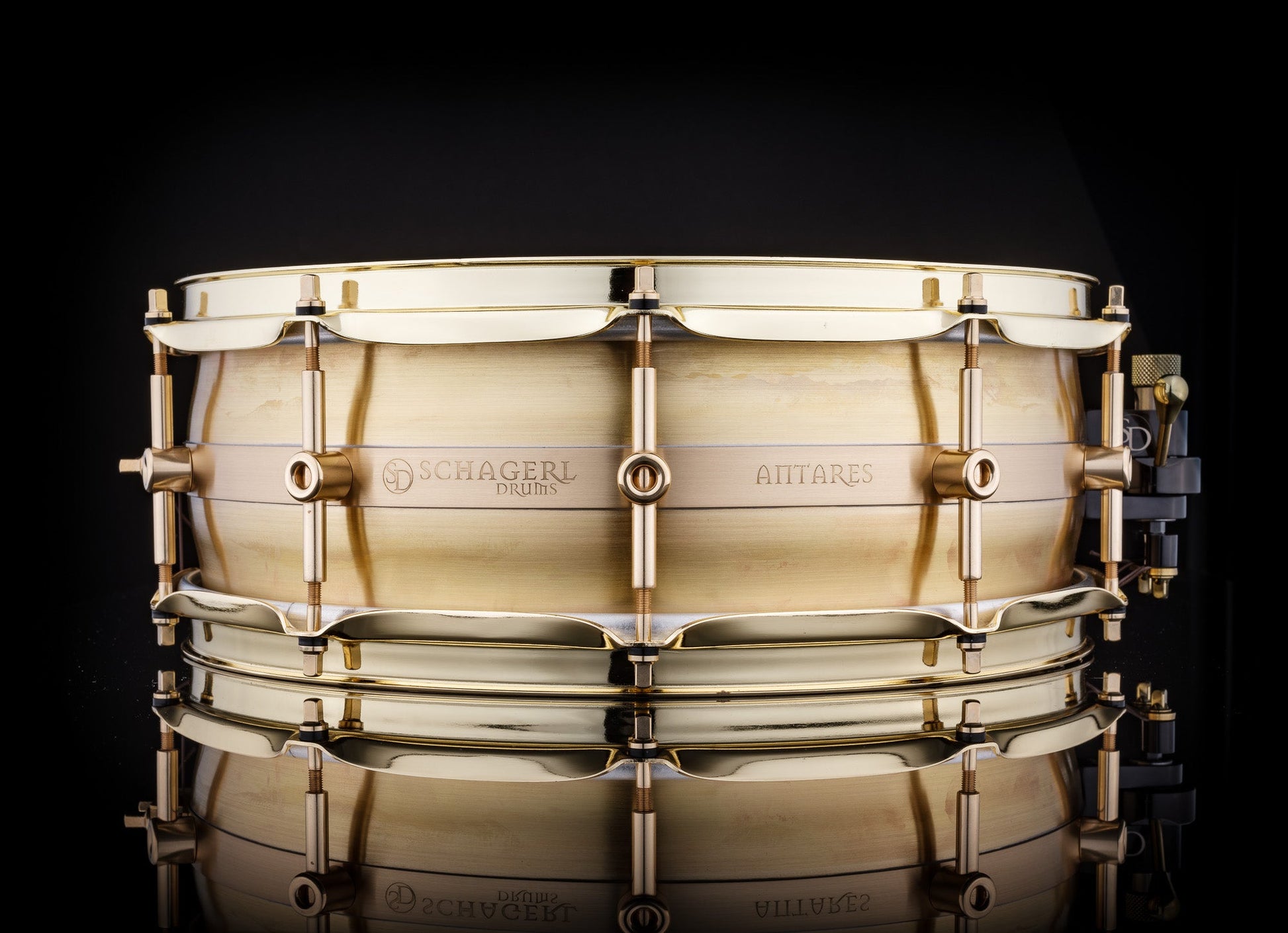 Schagerl Antares 14" x 5" Raw Brass Snare Drum