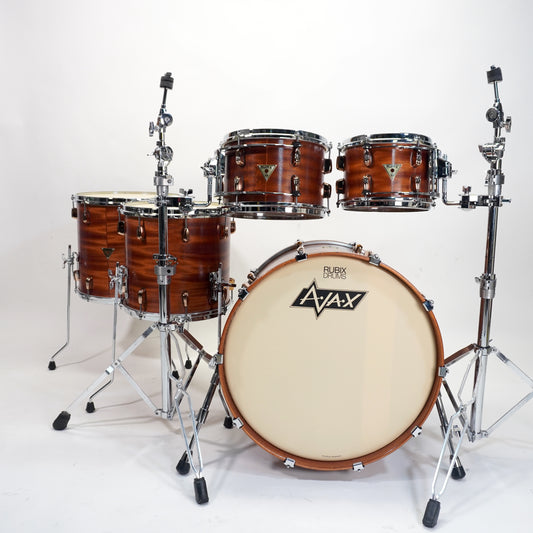 AJAX Drums Custom Mahogany Drum Kit - 10x8 12x8 14x14 16x16 22x14 - Made in England