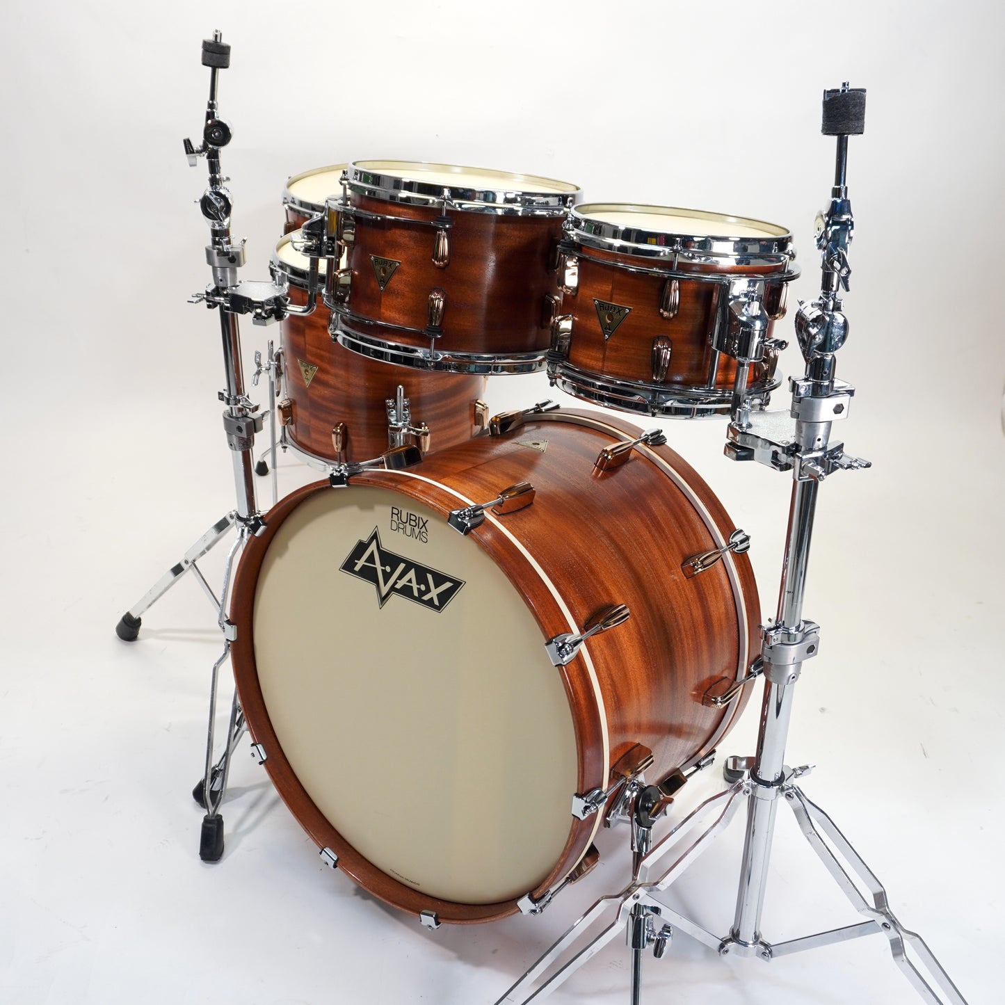AJAX Drums Custom Mahogany Drum Kit - 10x8 12x8 14x14 16x16 22x14 - Made in England