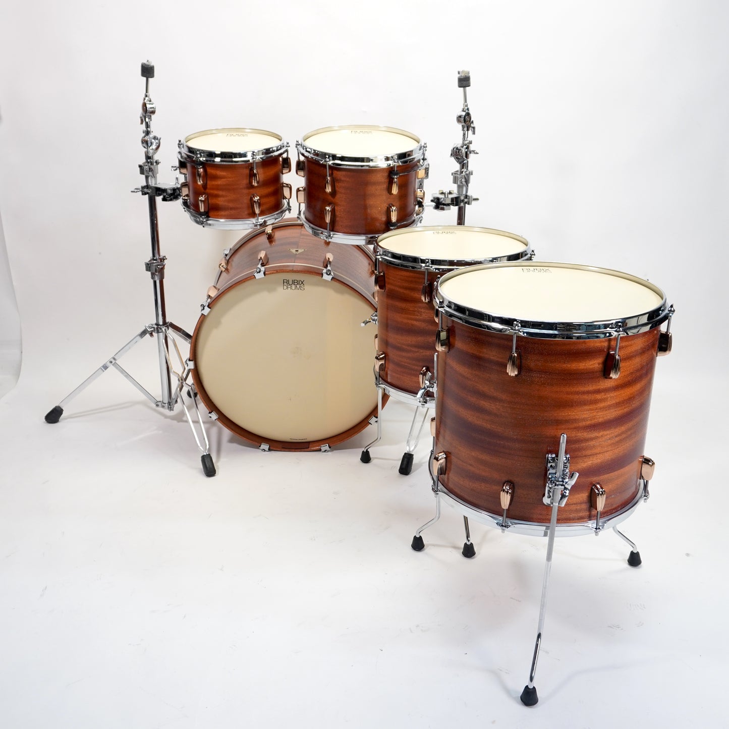 AJAX Drums Custom Mahogany Drum Kit - 10x8 12x8 14x14 16x16 22x14 - Made in England