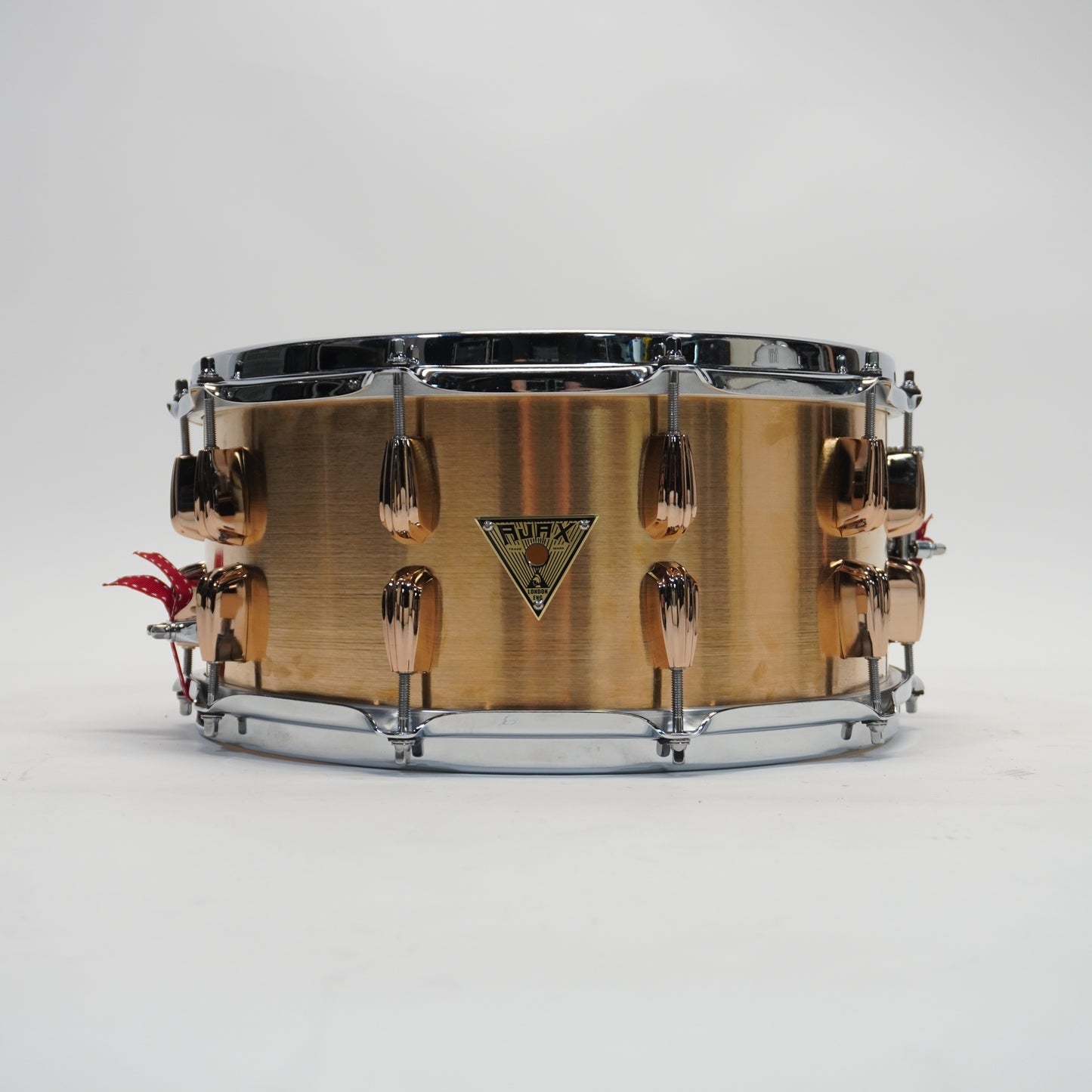 AJAX Custom Shop Bell Brass Snare Drum - 14" x 6.5" - Made in England