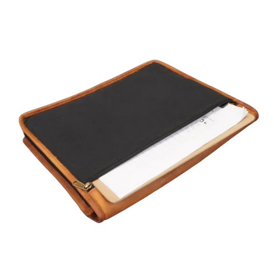 Zyn Canvas/Leather Laptop Sleeve – Sleek. Durable. Timeless.