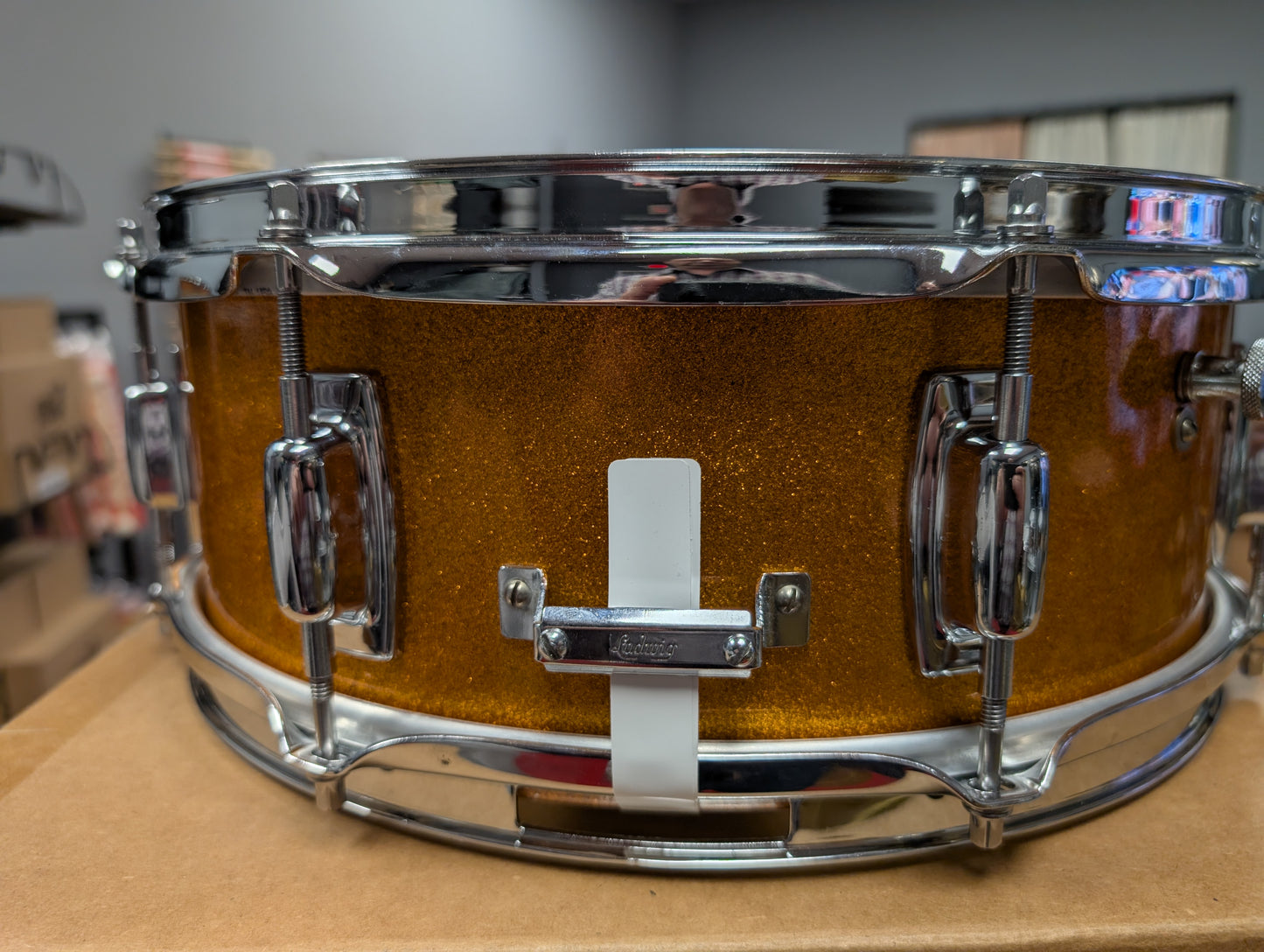 Ludwig Standard 5X14" Snare Drum - Gold Mist
