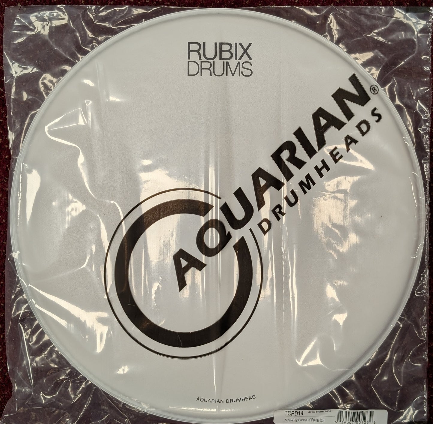 Aquarian Texture Coated Snare Drum Head with Power Dot - TCPD