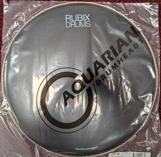 Aquarian Response 2 Coated Black Drum Head - TCRSP2-BK