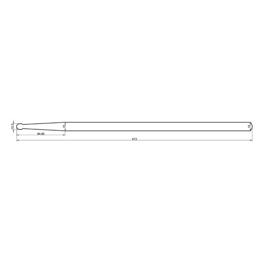 Rohema Rounded Tip RT 5B Hickory Drumsticks - 61306