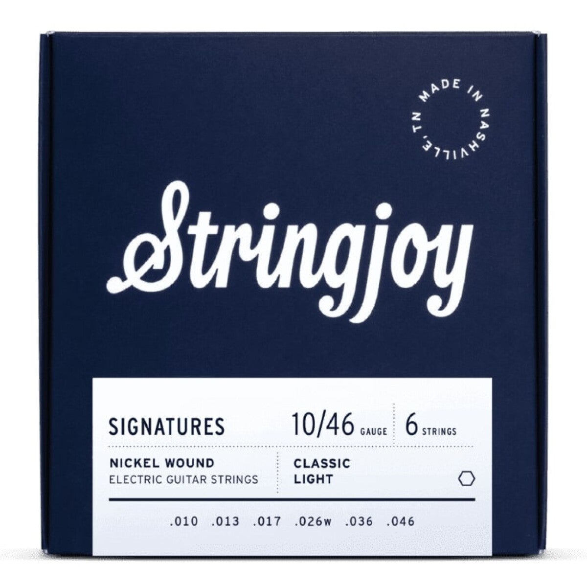 Stringjoy Signatures | Classic Light Gauge (10-46) Nickel Wound Electric Guitar Strings