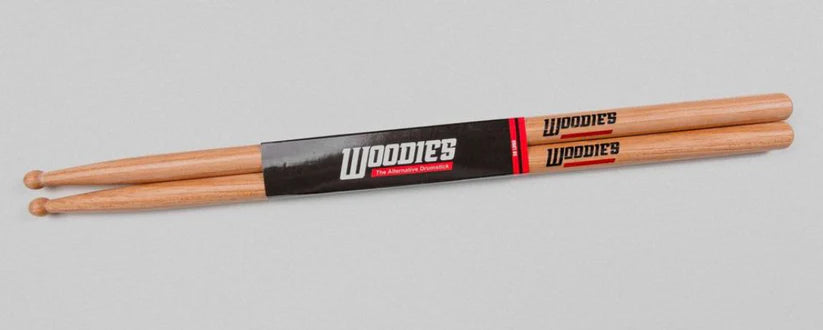 WOODIES Signature 5B Long (short taper, round wooden tip)