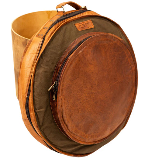 ZYN Luxury Cymbal Bag 23" Leather Canvas Cymbal Backpack/ Case