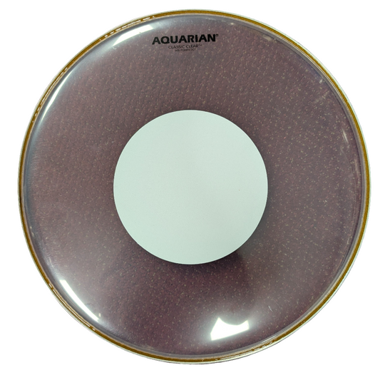 Aquarian 16" Classic Clear Drumhead w/ Power Dot (USED)