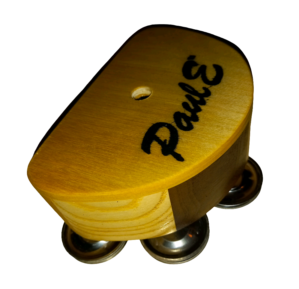 PaulE Drums Moon-E + Jingle Wood Block