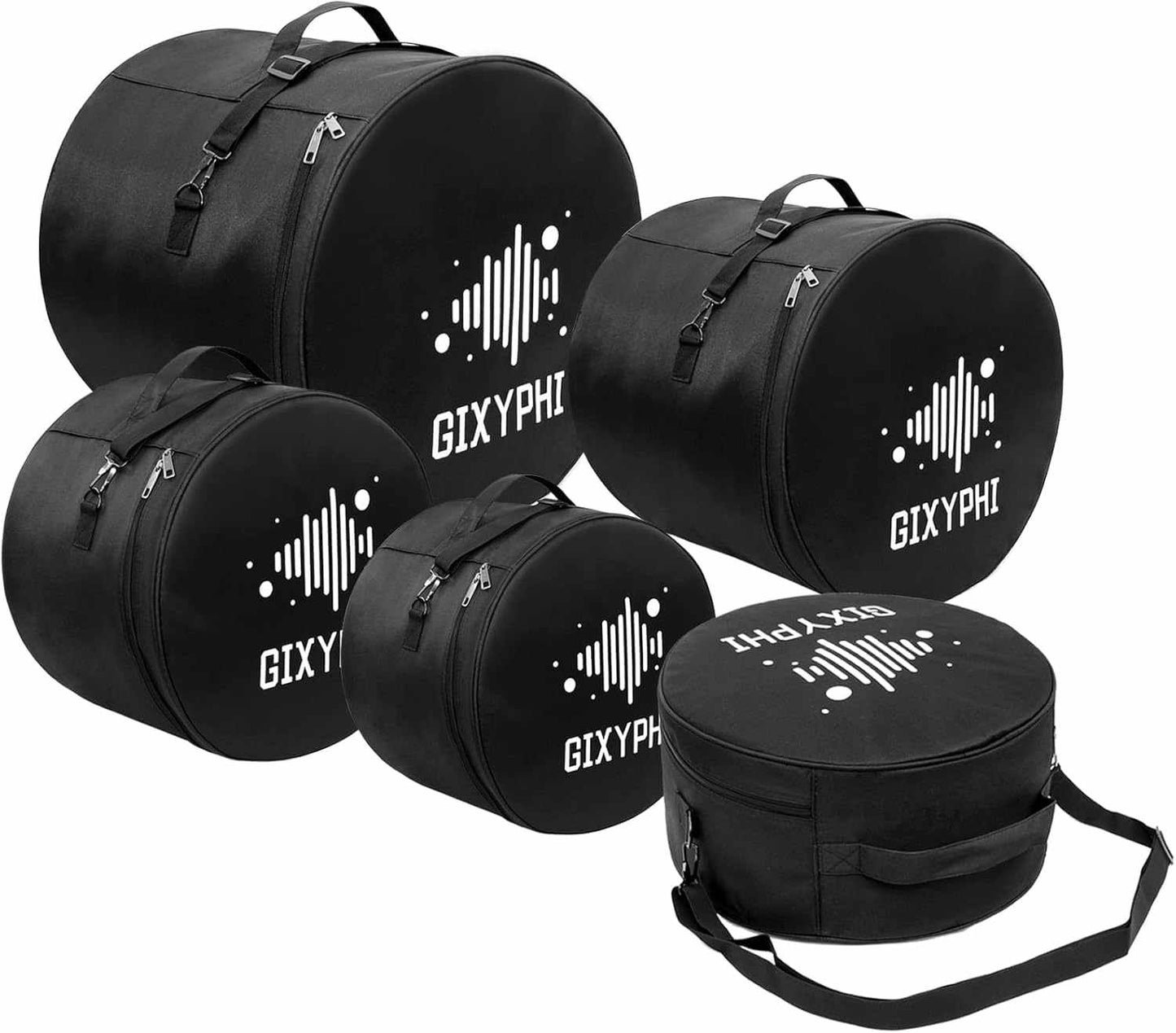GIXYPHI Drum Gig Bag Set 22/16/12/10
