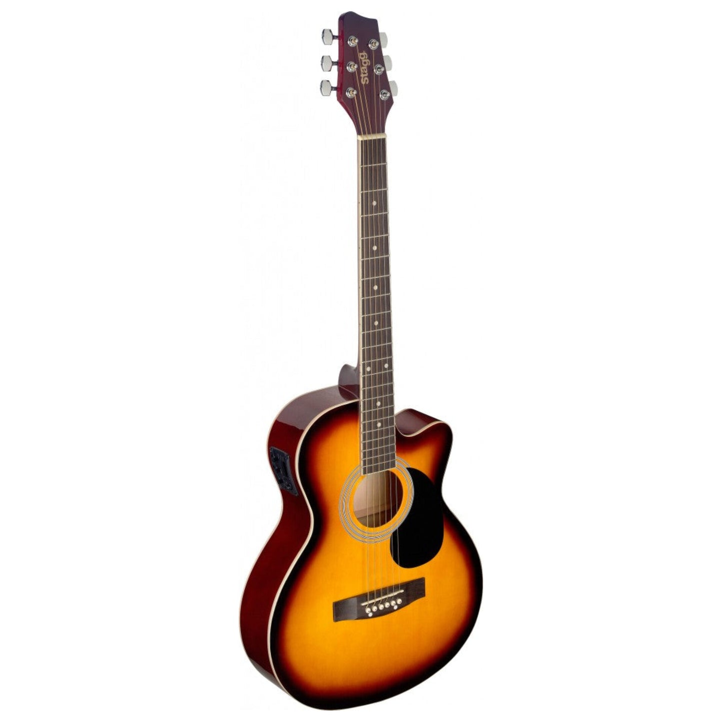 Stagg Sunburst Acoustic/Electric Guitar - SA20ACE SNB