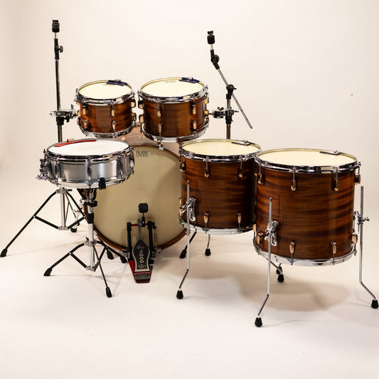 AJAX Drums Custom Mahogany Drum Kit - 10x8 12x8 14x14 16x16 22x14 - Made in England