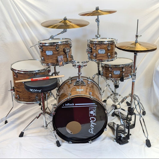 Odery inRock Series Complete Drum Kit w/ Cymbals & Hardware