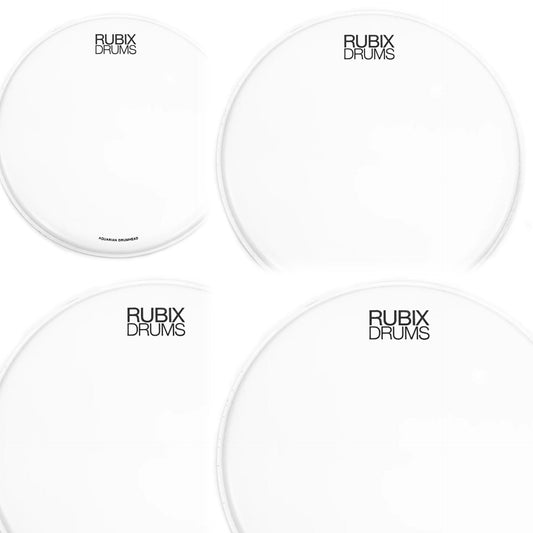 Aquarian Tom Packs - Texture Coated White Drum Heads, w/ American Vintage Sizes - TC-V