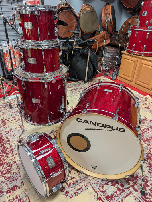 Yaiba Groove in Red Sparkle Laquer - 10/12/16/22 plus 14" matching wood snare