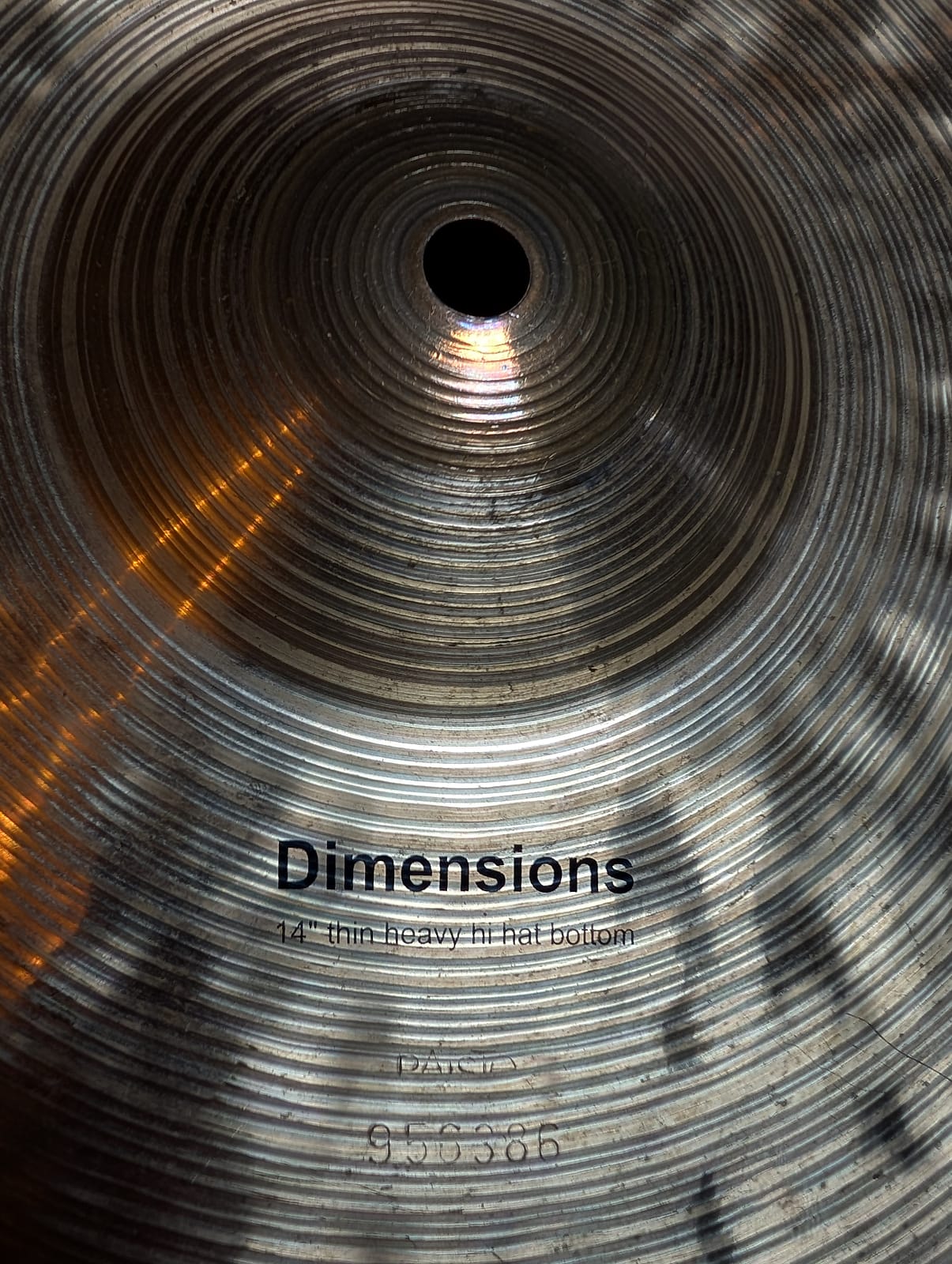 Paiste 14" Dimensions Thin/Heavy Hi-Hat Cymbals (Pair) 1999 - 2005 - Traditional