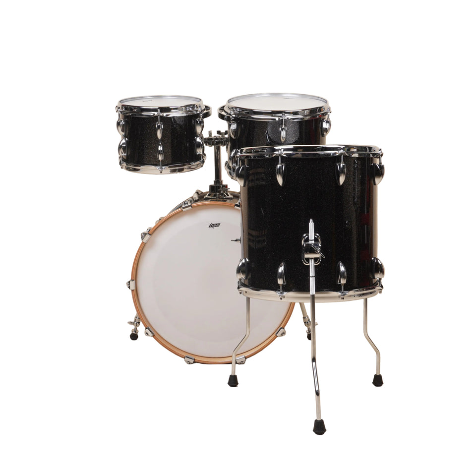 AJAX Forte Groove 20" Kick - 4 Piece Shell Pack - Black Sparkle Lacquer
