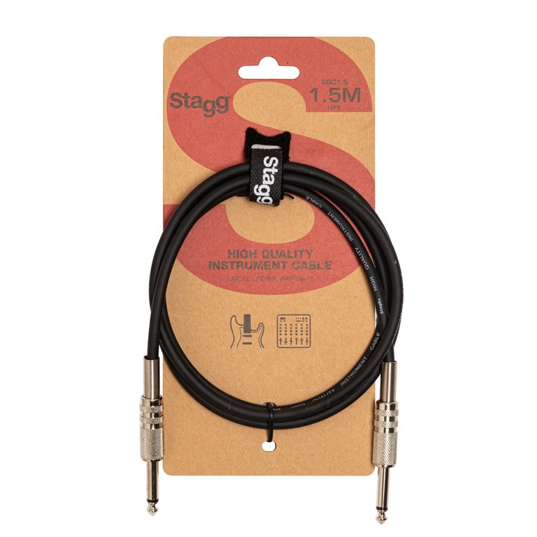 Stagg 1.5M/5ft Instrument Cable - SGC1.5