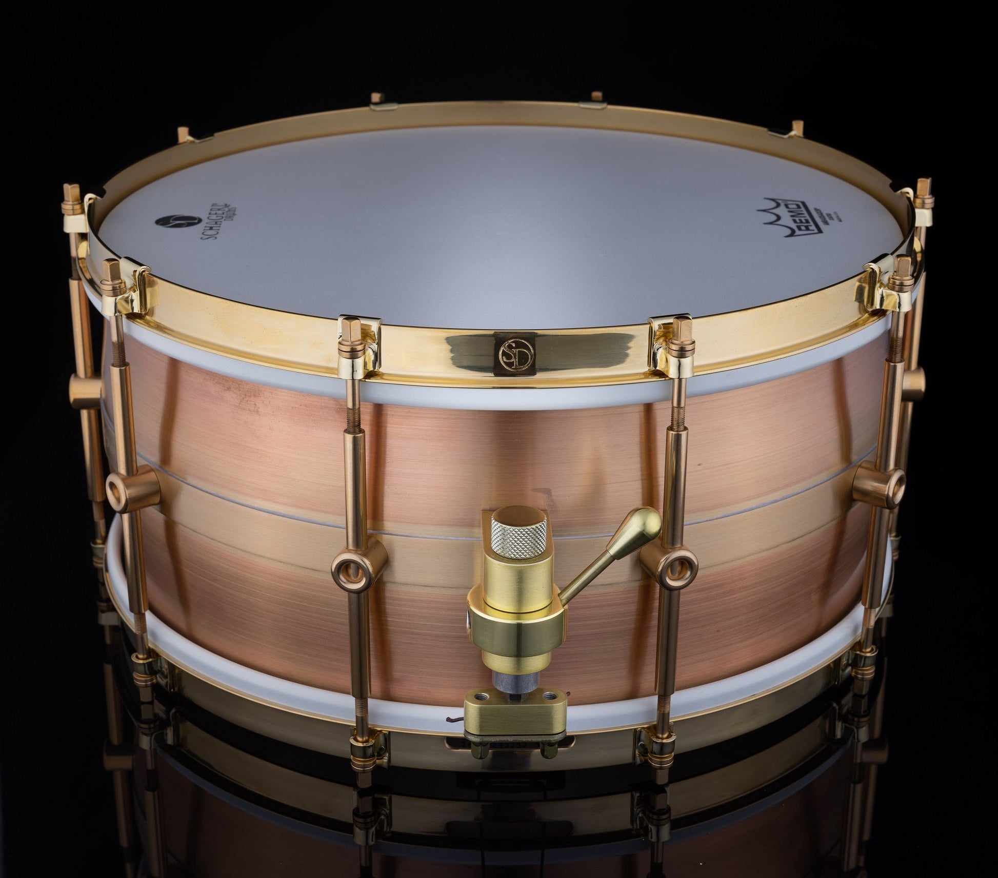 Schagerl GoldBrass 14" x 6.5" Raw Copper/Brass Snare Drum