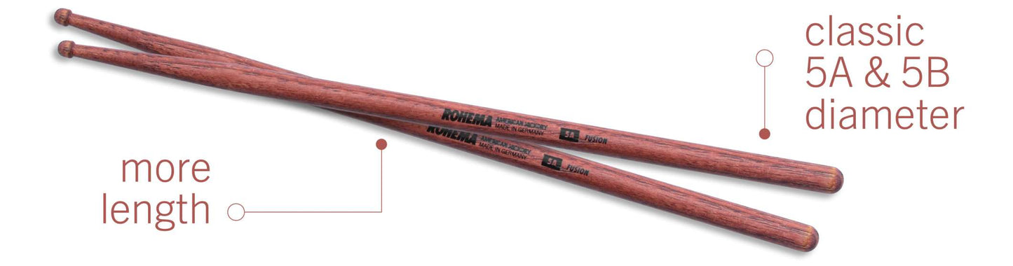 Rohema 5A Fusion Hickory Drumsticks - 618149