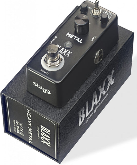 Stagg BLAXX Mini Pedals (Chorus, Delay, Heavy Metal, Distortion, Overdrive or Tremelo)