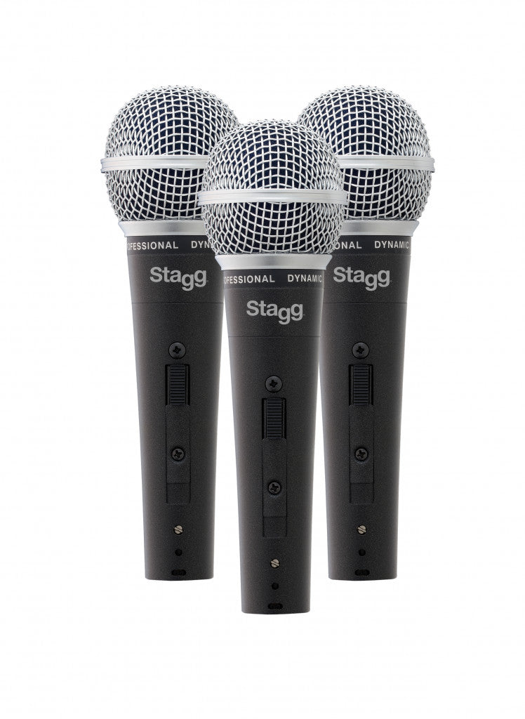 Stagg SDM50-3 Dynamic Microphone (3-Pack)