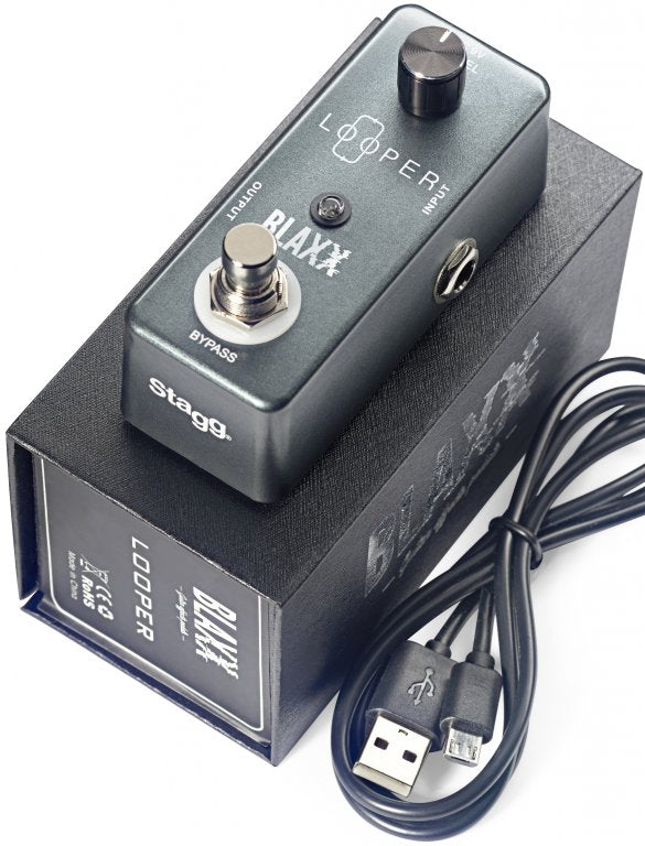 Stagg BLAXX Looper Pedal for Electric and Bass Guitars