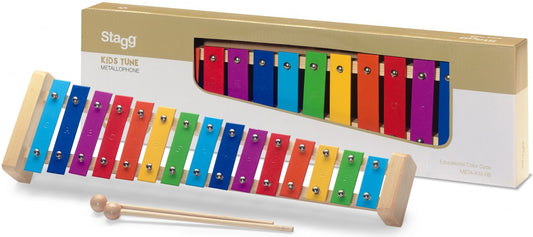 Stagg METALLOPHONE - 15 Rainbow Keys