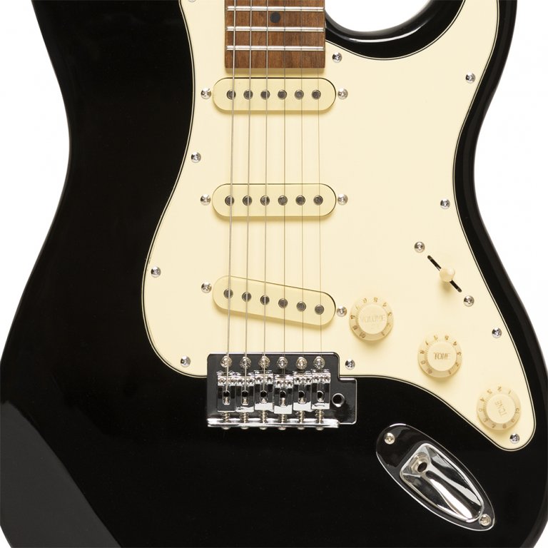 Stagg Vintage Series S Style 55 (Black, Black/Left, Sunburst, Red or White)