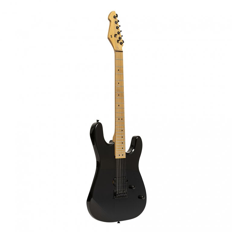 Stagg Metal Series, Mahogany Body, One or Two Humbuckers (Black) - SEM-ONE/TWO H