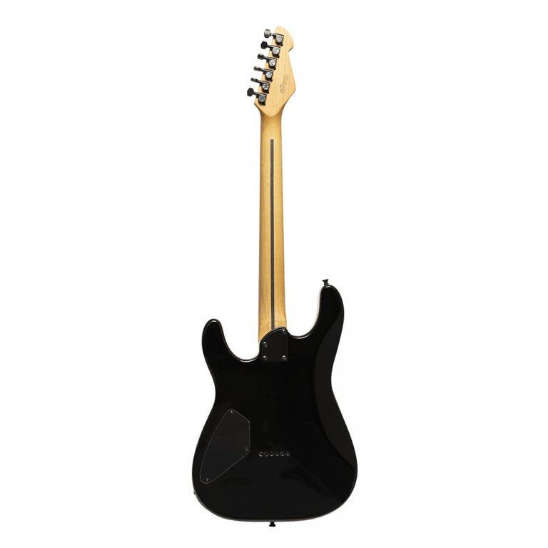 Stagg Metal Series, Mahogany Body, One or Two Humbuckers (Black) - SEM-ONE/TWO H