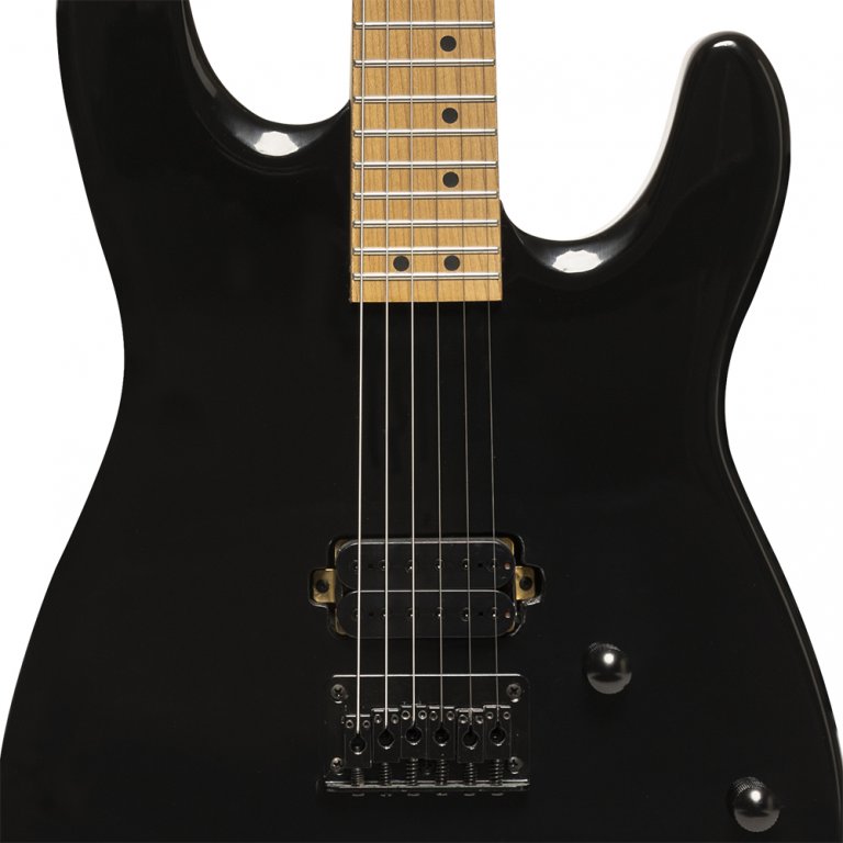 Stagg Metal Series, Mahogany Body, One or Two Humbuckers (Black) - SEM-ONE/TWO H