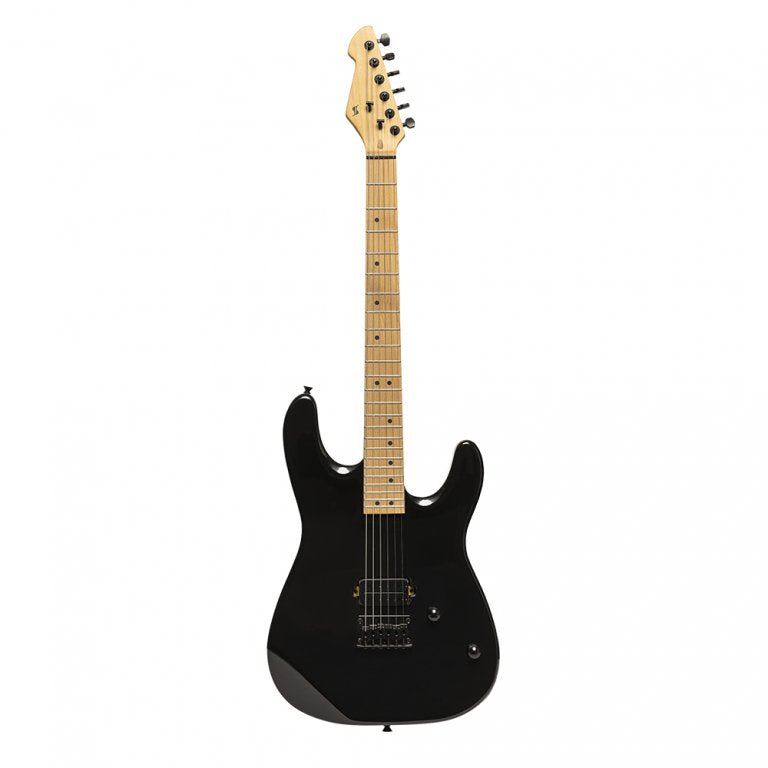 Stagg Metal Series, Mahogany Body, One or Two Humbuckers (Black) - SEM-ONE/TWO H