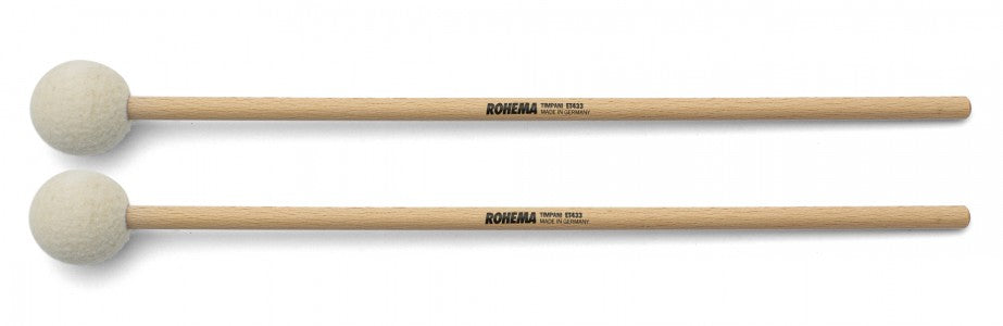 Rohema Eco Hard Timpani Mallets - ET433