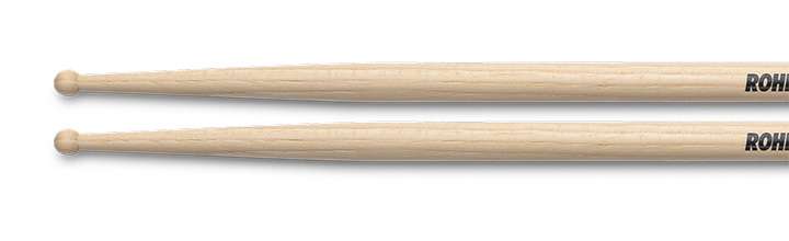 Rohema Rounded Tip 12H  Hickory Drumsticks - 618148