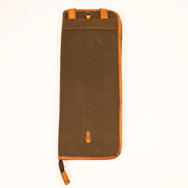ZYN Luxury Leather Canvas Stick Bag