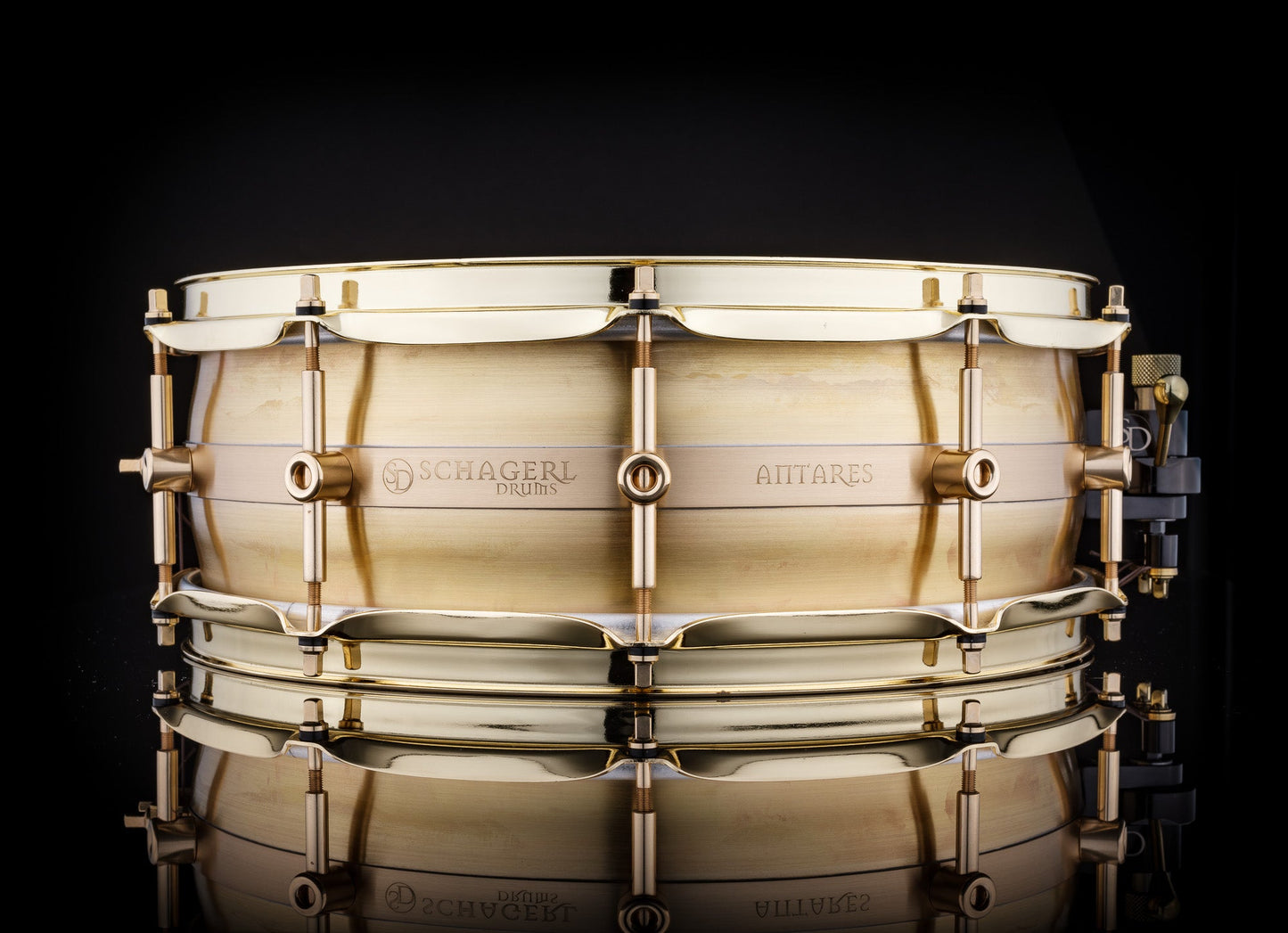 Schagerl Antares 14" x 5" Raw Brass Snare Drum