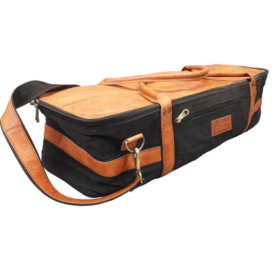 ZYN Luxury Canvas & Leather Hardware Bag