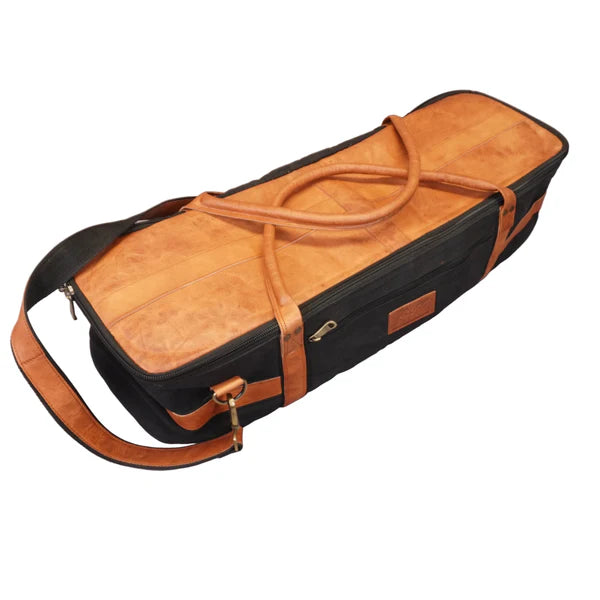 ZYN Luxury Canvas & Leather Hardware Bag