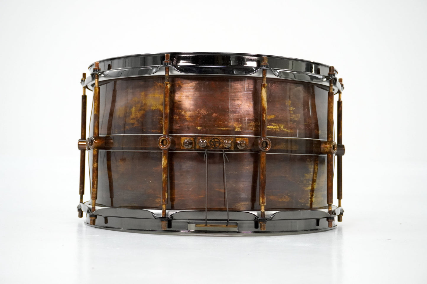 Schagerl Antares Snare Drum 14"x8" Brass, Dark Vintage