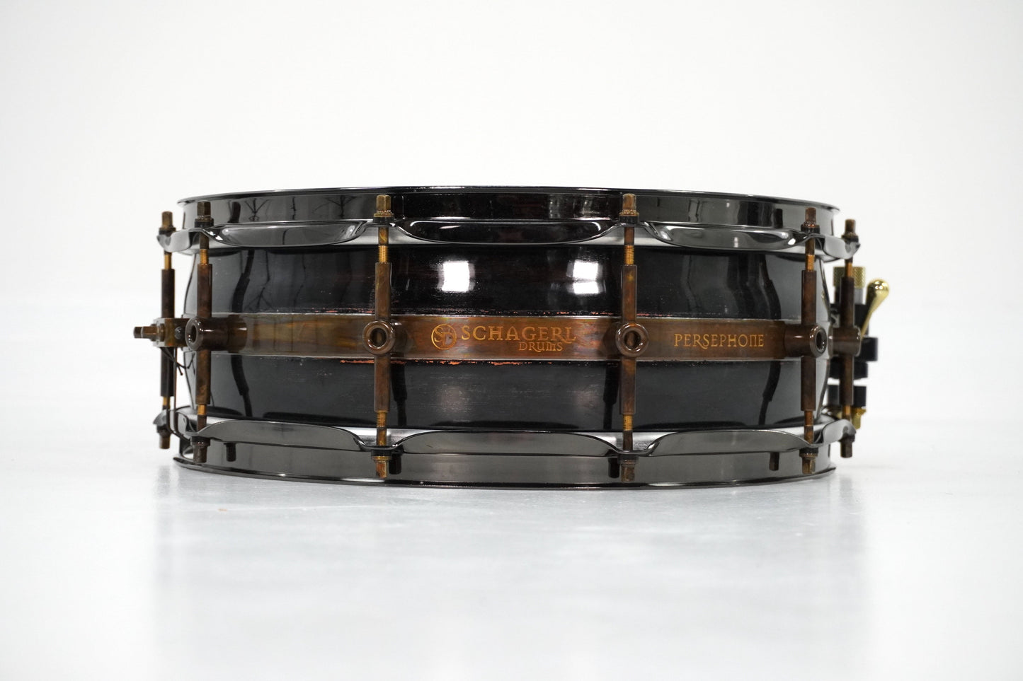 Schagerl Persephone Snare Drum 14"x5" Copper Dark Vintage