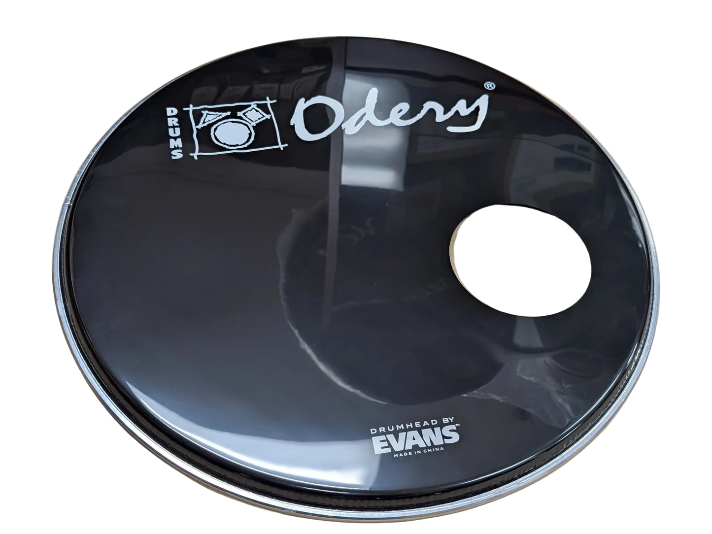 Odery Drums Eyedentity Series - OEM Resonant Bass Drum Head w/ Logo
