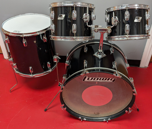 Ludwig Rocker USA Made Drum Kit - 12/13/16/22 Black