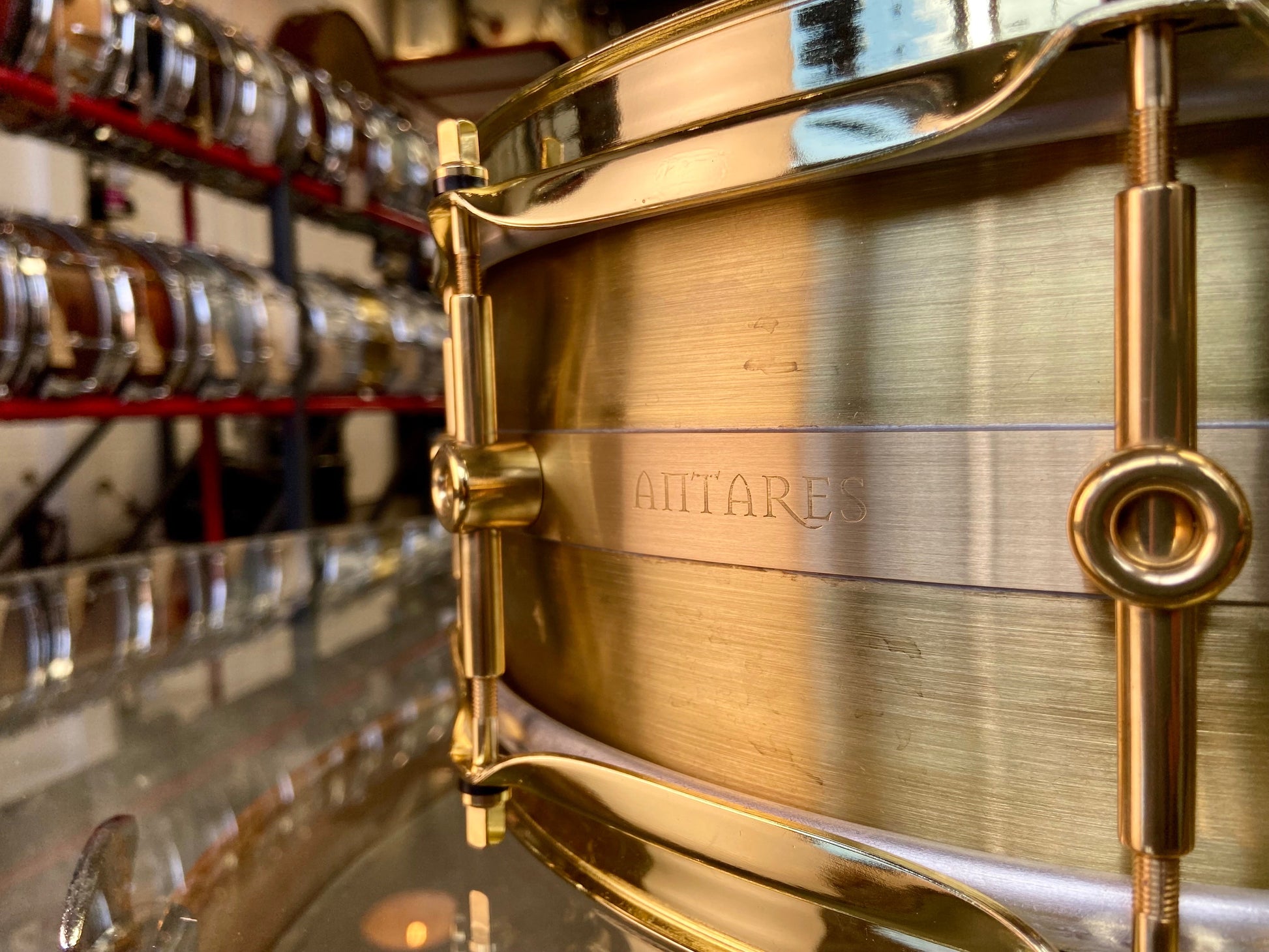 Schagerl Antares 14" x 5" Raw Brass Snare Drum